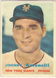 1957 Topps      105     Johnny Antonelli